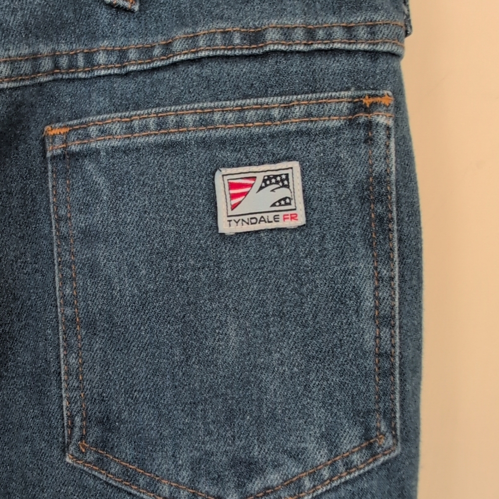 Tyndale FRMC Jeans Women's 12/32 Blue Flame Resistant Made In USA Work NFPA 2112 - Picture 5 of 14